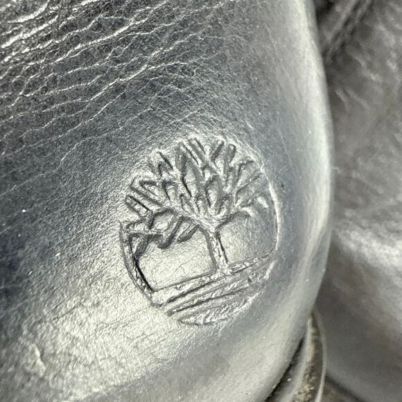 Timberland Sutherlin Bay Women's Black Leather Slip-On Chelsea Ankle Boots 7 - Picture 6 of 9